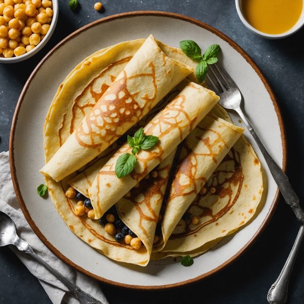 Peut-on réaliser des crêpes légères avec de la farine de pois chiches?