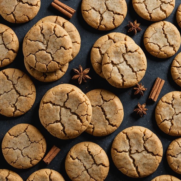 Quelle est la recette pour des biscuits à la cannelle et gingembre?